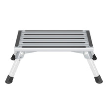 Load image into Gallery viewer, Weisshorn Caravan Step Folding Aluminium Step Stool
