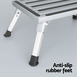 Weisshorn Caravan Step Folding Aluminium Step Stool