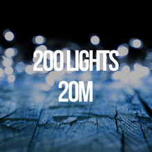 Load image into Gallery viewer, Milano Decor Outdoor LED Plug In Fairy Lights White 200 Lights
