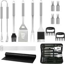 Load image into Gallery viewer, Stainless Steel BBQ Grill Tool Set
