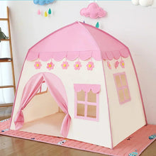 Load image into Gallery viewer, 130cm Pink Princess Castle Tent for Kids

