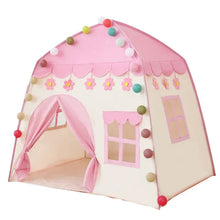 Load image into Gallery viewer, 130cm Pink Princess Castle Tent for Kids
