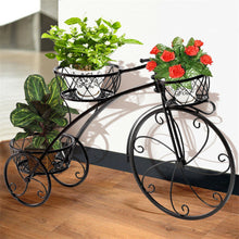 Load image into Gallery viewer, Iron Bicycle Plant Stand Rack Indoor Outdoor Garden
