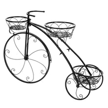 Load image into Gallery viewer, Iron Bicycle Plant Stand Rack Indoor Outdoor Garden
