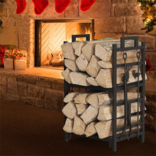 Load image into Gallery viewer, Iron Log Holder Indoor Heavy Duty Firewood Rack 180kg

