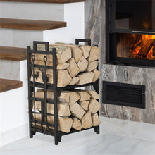 Load image into Gallery viewer, Iron Log Holder Indoor Heavy Duty Firewood Rack 180kg

