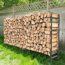 Load image into Gallery viewer, Metal Firewood Rack Log Storage Holder Heavy Duty
