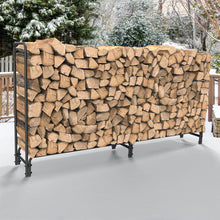 Load image into Gallery viewer, Metal Firewood Rack Log Storage Holder Heavy Duty
