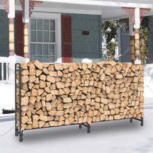 Load image into Gallery viewer, Metal Firewood Rack Log Storage Holder Heavy Duty
