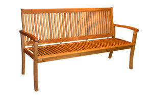 Espanyol Wooden Outdoor 3 Seater Bench