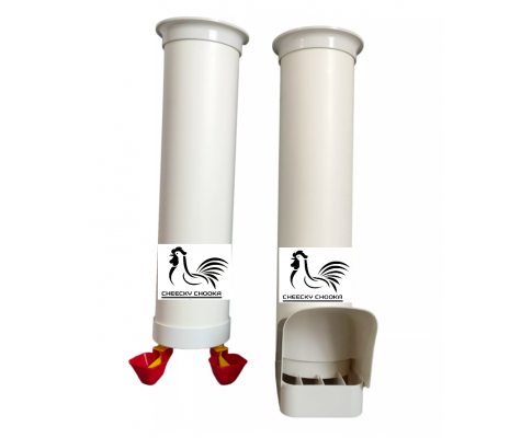 Cheeky Chooka Poultry Feeder & Waterer Set