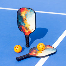 Load image into Gallery viewer, Pickleball Set with 6 Aerodynamic Balls and 2 Fiberglass Paddles
