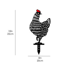 Load image into Gallery viewer, Garden Ornament Chicken Yard Art Pack Of 5
