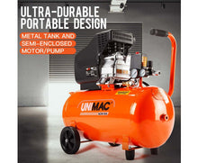Load image into Gallery viewer, Air Compressor 50Lt 3Hp Direct Drive Electric Unimac
