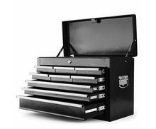 Load image into Gallery viewer, 9 Drawer Black Tool Box Workshop Cabinet Bullet

