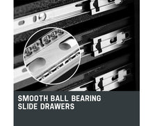 Load image into Gallery viewer, 9 Drawer Black Tool Box Workshop Cabinet Bullet
