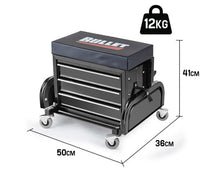 Load image into Gallery viewer, Mechanics Stool Rolling Tool Box Bullet
