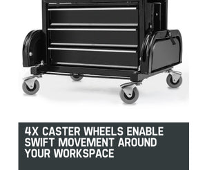 Mechanics Stool Rolling Tool Box Bullet