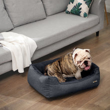Load image into Gallery viewer, FEANDREA 70cm Dog Sofa Bed with Removable Washable Cover Dark Grey

