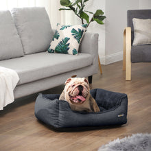 Load image into Gallery viewer, FEANDREA 70cm Dog Sofa Bed with Removable Washable Cover Dark Grey
