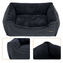 Load image into Gallery viewer, FEANDREA 70cm Dog Sofa Bed with Removable Washable Cover Dark Grey
