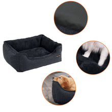 Load image into Gallery viewer, FEANDREA 70cm Dog Sofa Bed with Removable Washable Cover Dark Grey
