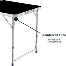 Load image into Gallery viewer, KILIROO Camping Table 120cm Black (With 4 Chair)

