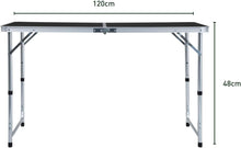 Load image into Gallery viewer, KILIROO Camping Table 120cm Black (With 4 Chair)
