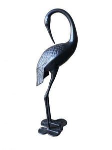 Statue Metal 2 Piece Crane Couple Set