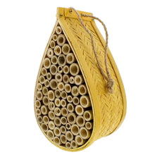 Load image into Gallery viewer, Bamboo Mason Beehive House Tear Drop Bee Nest
