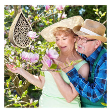 Load image into Gallery viewer, Bamboo Mason Beehive House Tear Drop Bee Nest
