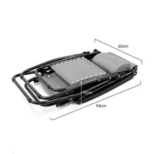 Load image into Gallery viewer, Wallaroo Zero Gravity Reclining Deck Lounge Chair Folding - Grey
