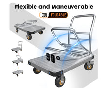 Load image into Gallery viewer, Heavy Duty Steel Platform Trolley
