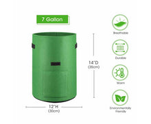 Load image into Gallery viewer, Potato Plant Grow Bag Pot With Handles Pack 5
