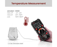 Load image into Gallery viewer, Kaiweets AC/DC Digital Multimeter HT118A
