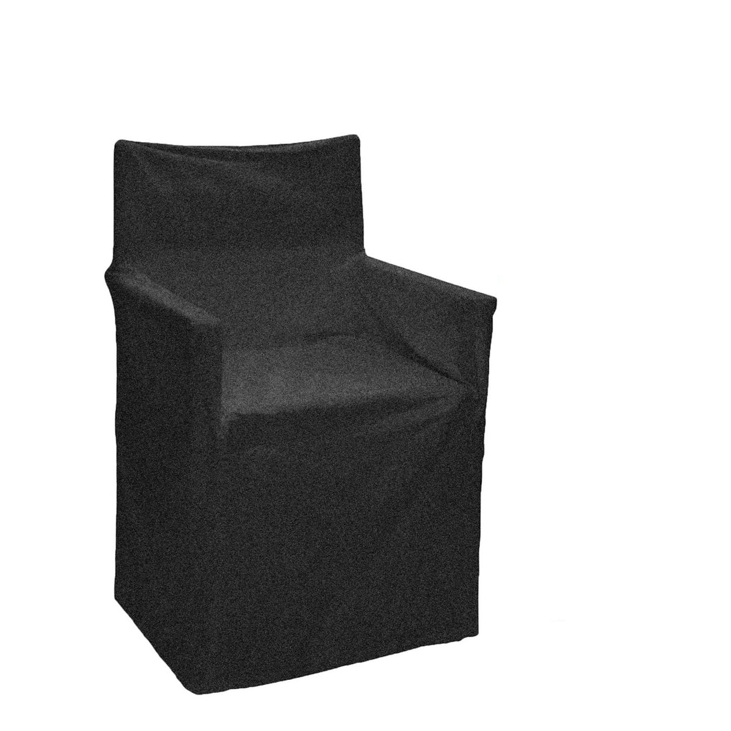 IDC Homewares Cotton Director Chair Seat Cover Black
