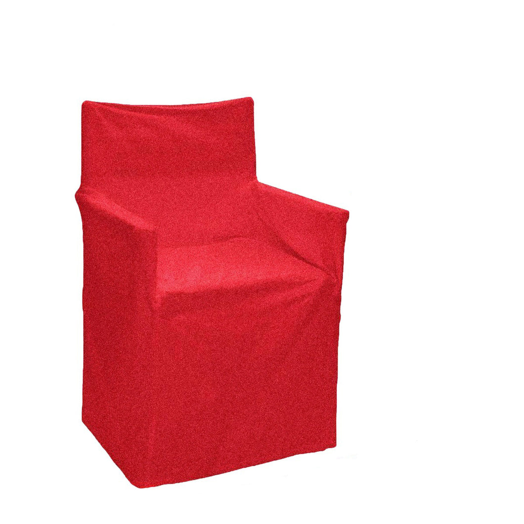 IDC Homewares Cotton Director Chair Seat Cover Red
