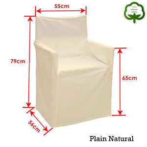Rans Alfresco Cotton Director Chair Seat Cover Natural Cream