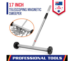 Magnetic Sweeper Broom Rolling Wheeled 17inch