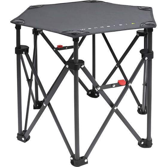 Wanderer Hex Small Quad Camp Table Foldable