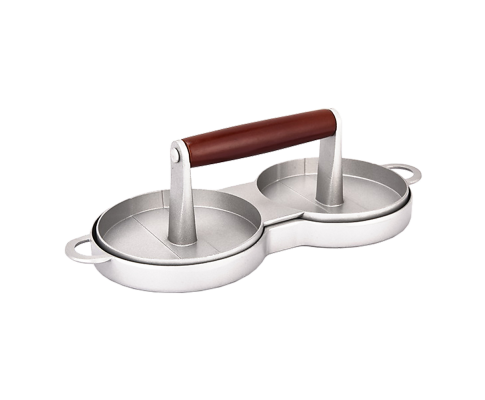 BBQ Burger Press Maker Non Stick Aluminium