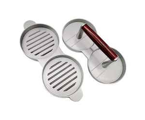 BBQ Burger Press Maker Non Stick Aluminium