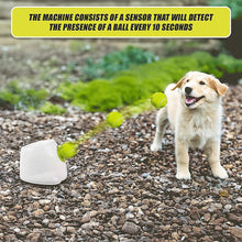 Load image into Gallery viewer, Dog Ball Launcher Thrower Automatic Tennis Fetch Throwing Machine 3 Balls
