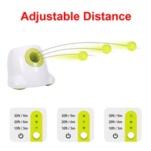 Load image into Gallery viewer, Dog Ball Launcher Thrower Automatic Tennis Fetch Throwing Machine 3 Balls

