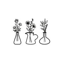 Load image into Gallery viewer, Metal Iron Flower Vase Wall Art Decoration
