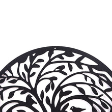 Load image into Gallery viewer, French Rustic 60cm Tree of Life &amp; Birds Round Metal Wall Garden Art Sculpture
