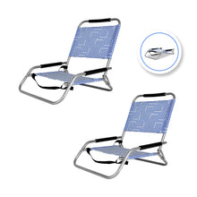 Load image into Gallery viewer, 2pc Lazy Dayz Foldable Beach Chair - Makena
