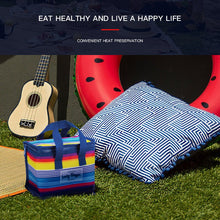 Load image into Gallery viewer, Food Safe Insulated Kids Lunch Box Cooler - Rainbow

