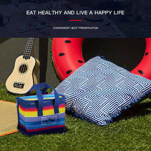 Food Safe Insulated Kids Lunch Box Cooler - Rainbow