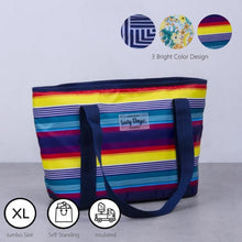 Load image into Gallery viewer, 6L Food Safe Insulated Jumbo Cooler Tote - Rainbow
